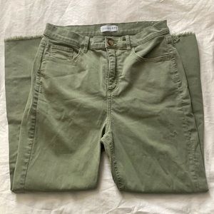 Loft Green slim jeans